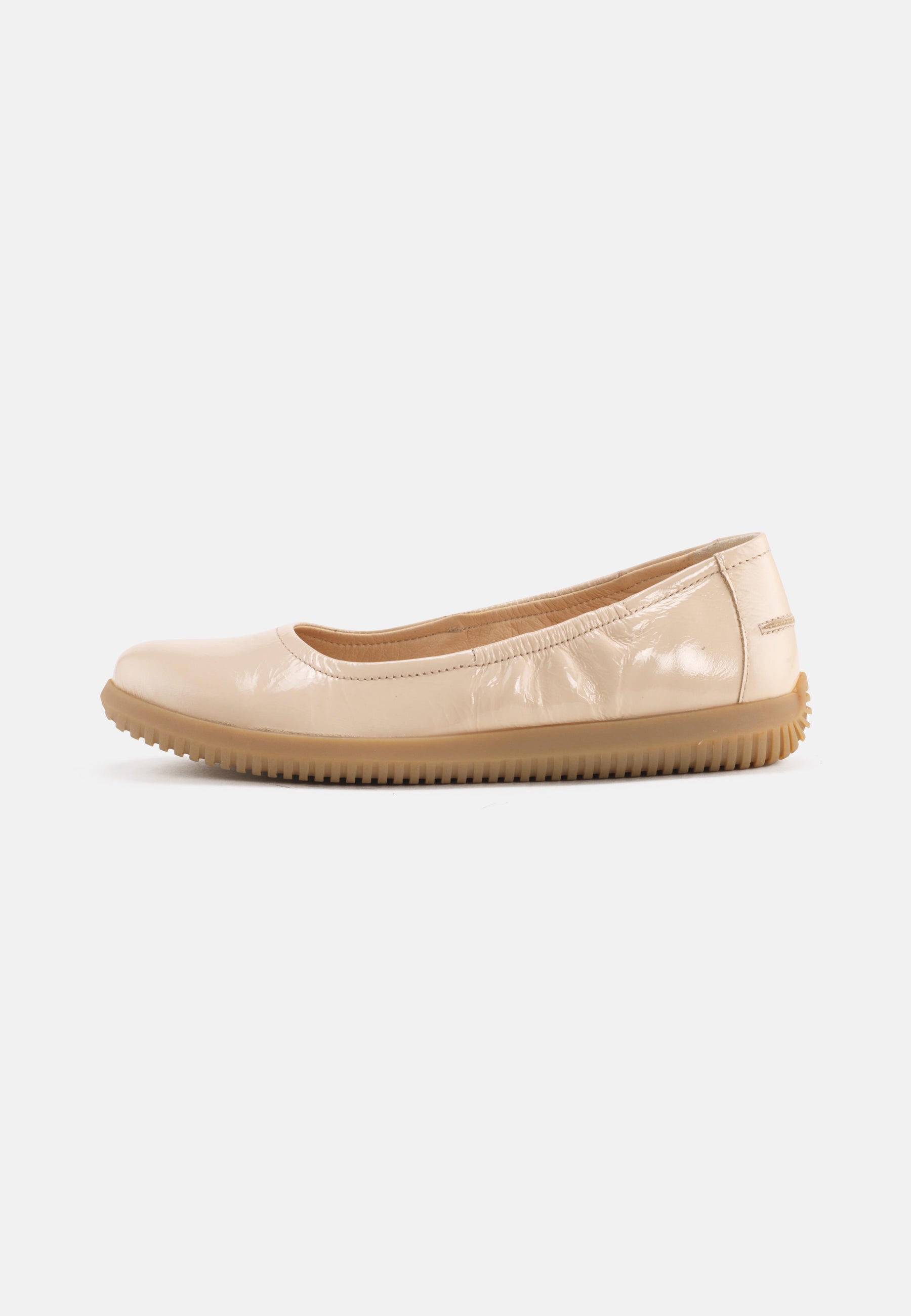 Marie Ballerina Leather - Cream