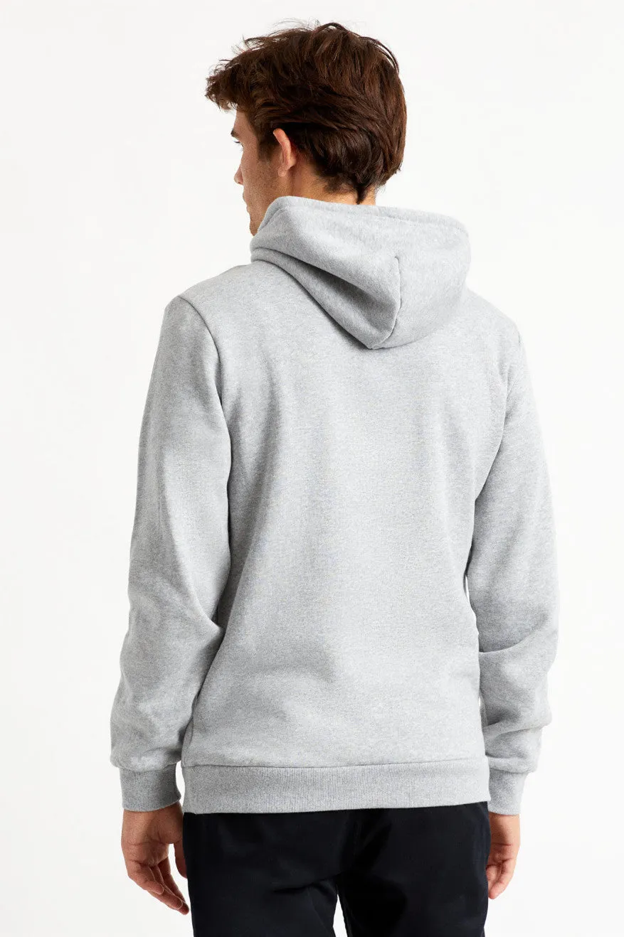 Melter Square Hood Fleece - Heather Grey