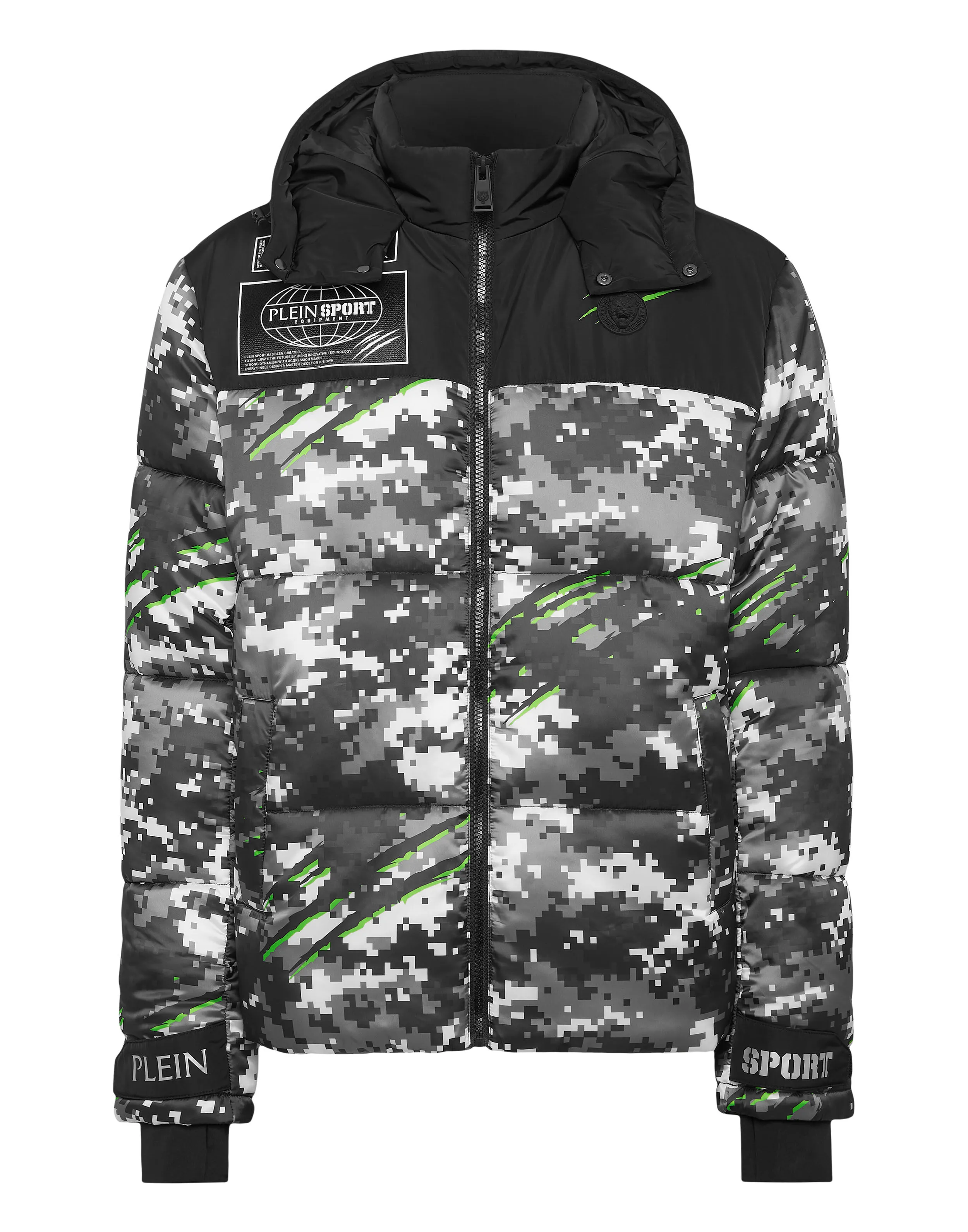 Nylon Puffer Jacket Pixel