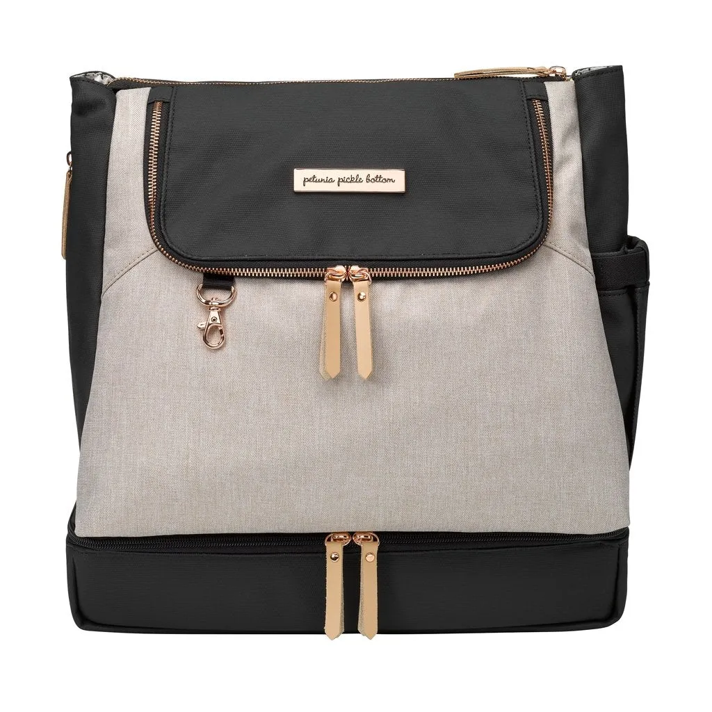 Petunia Pickle Bottom Pivot Backpack - Sand/Black