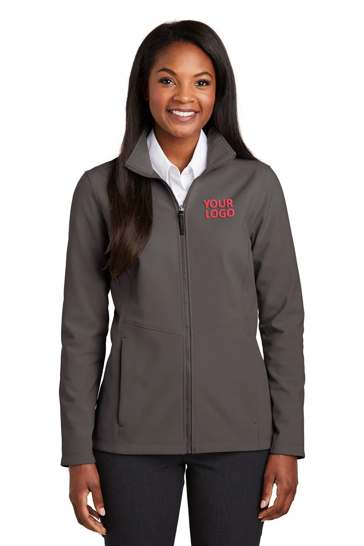 Port Authority Ladies Collective Customized Soft Shell Jackets, Graphite