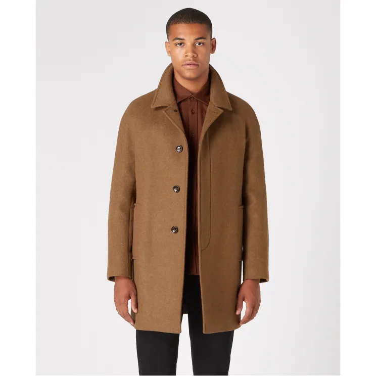 Remus Uomo Madden Tapered Fit Wool-Rich Overcoat 90412