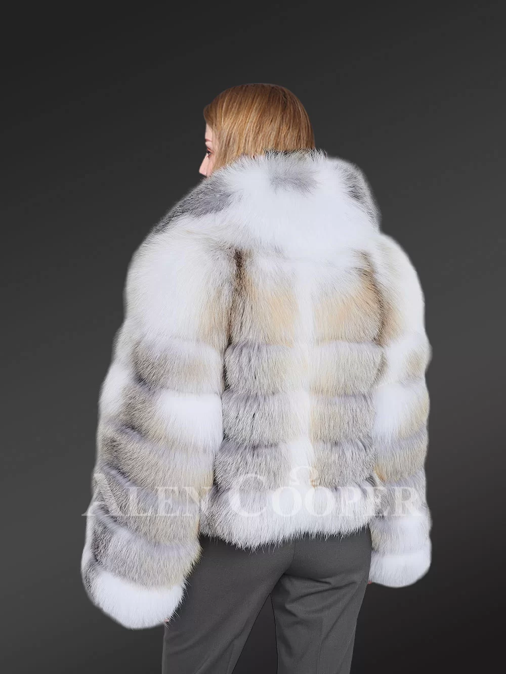 Short Fox Fur Coats for Women