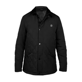 Short standing Collar Black Puffer jacket