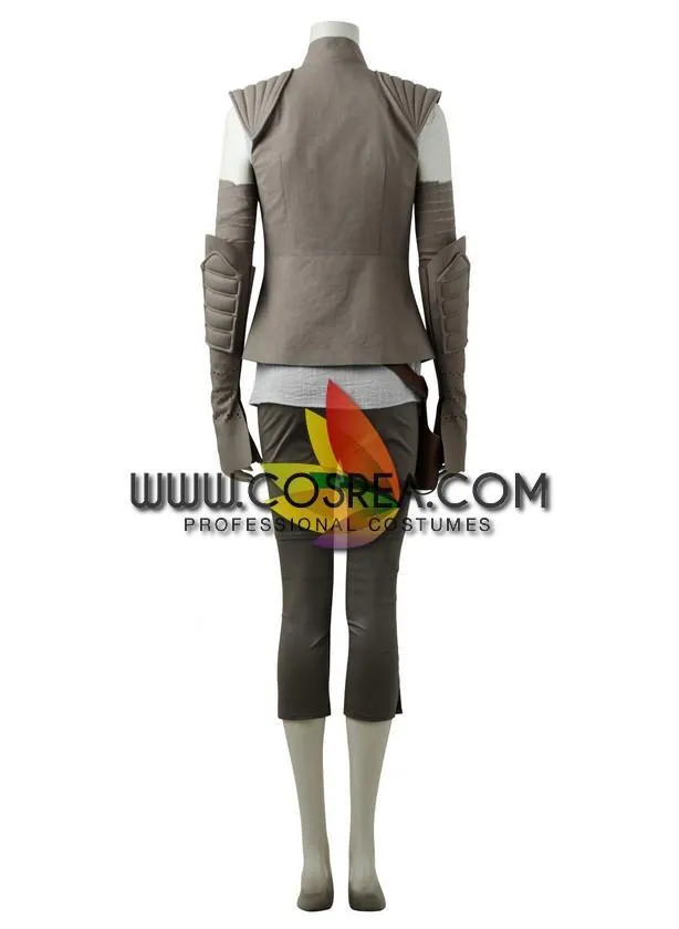 Star Wars Last Jedi Rey Island Cosplay Costume