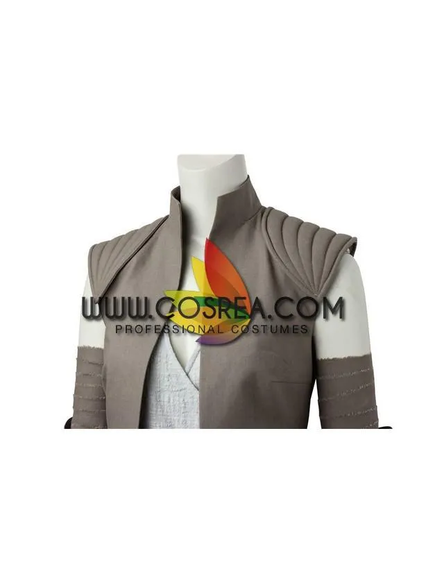 Star Wars Last Jedi Rey Island Cosplay Costume