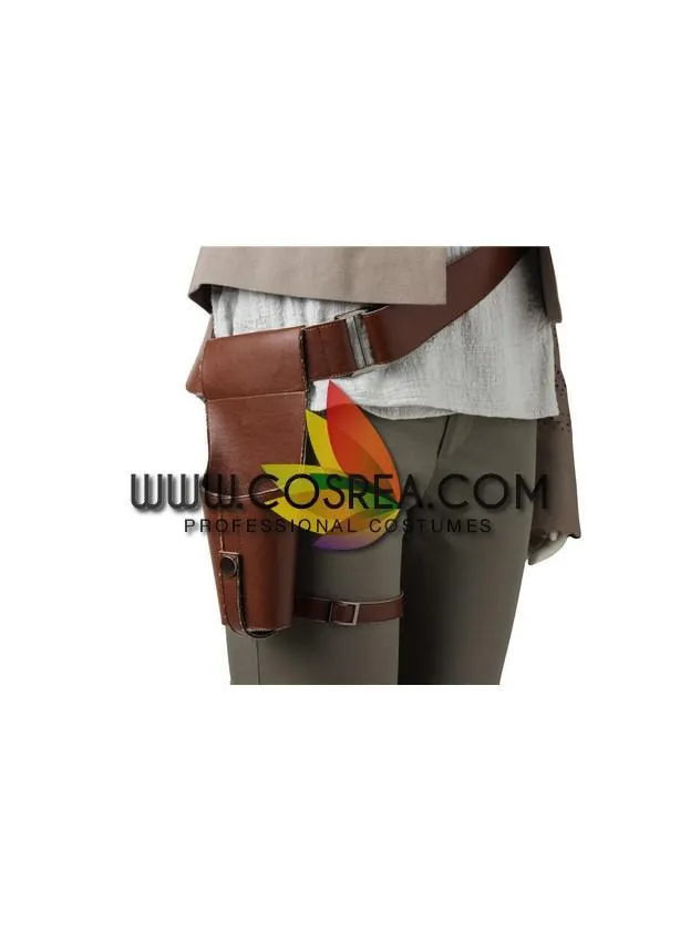 Star Wars Last Jedi Rey Island Cosplay Costume