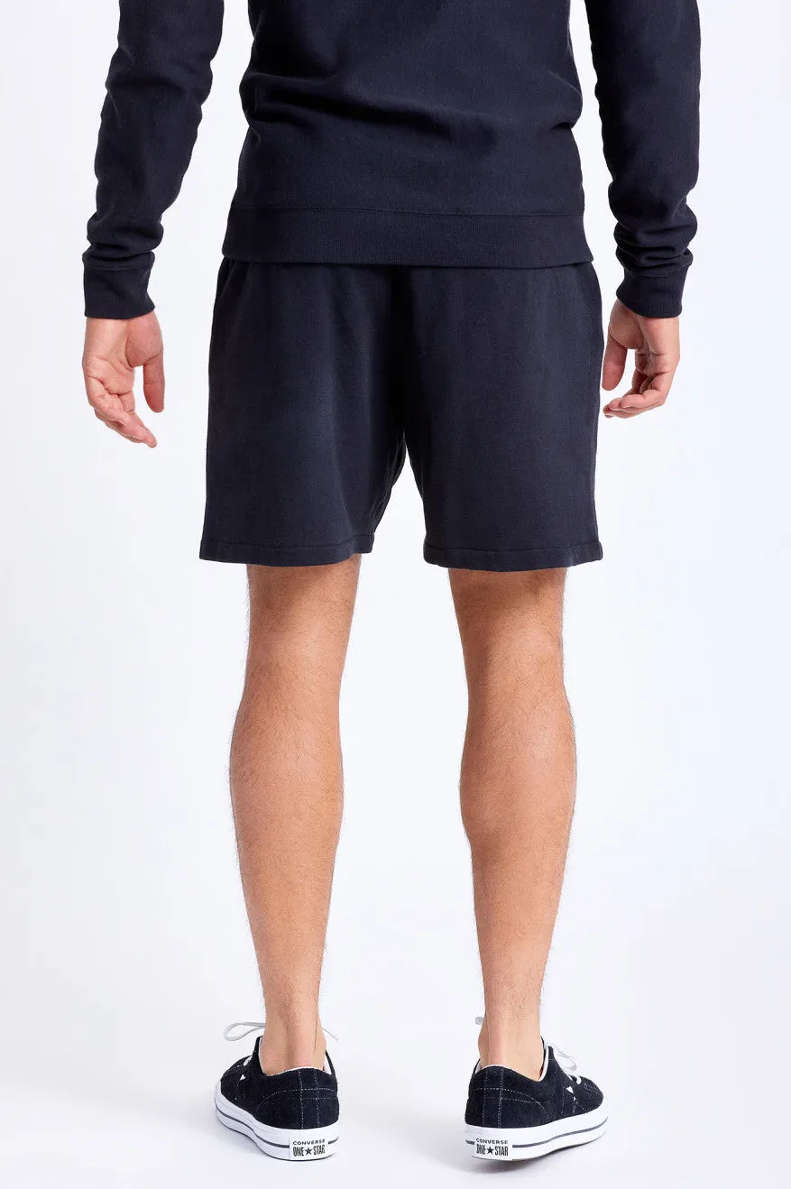 Stem Fleece Utility Short - Black