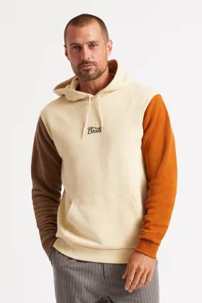 Stith Hood Fleece - Gravel/Dark Khaki/Amber