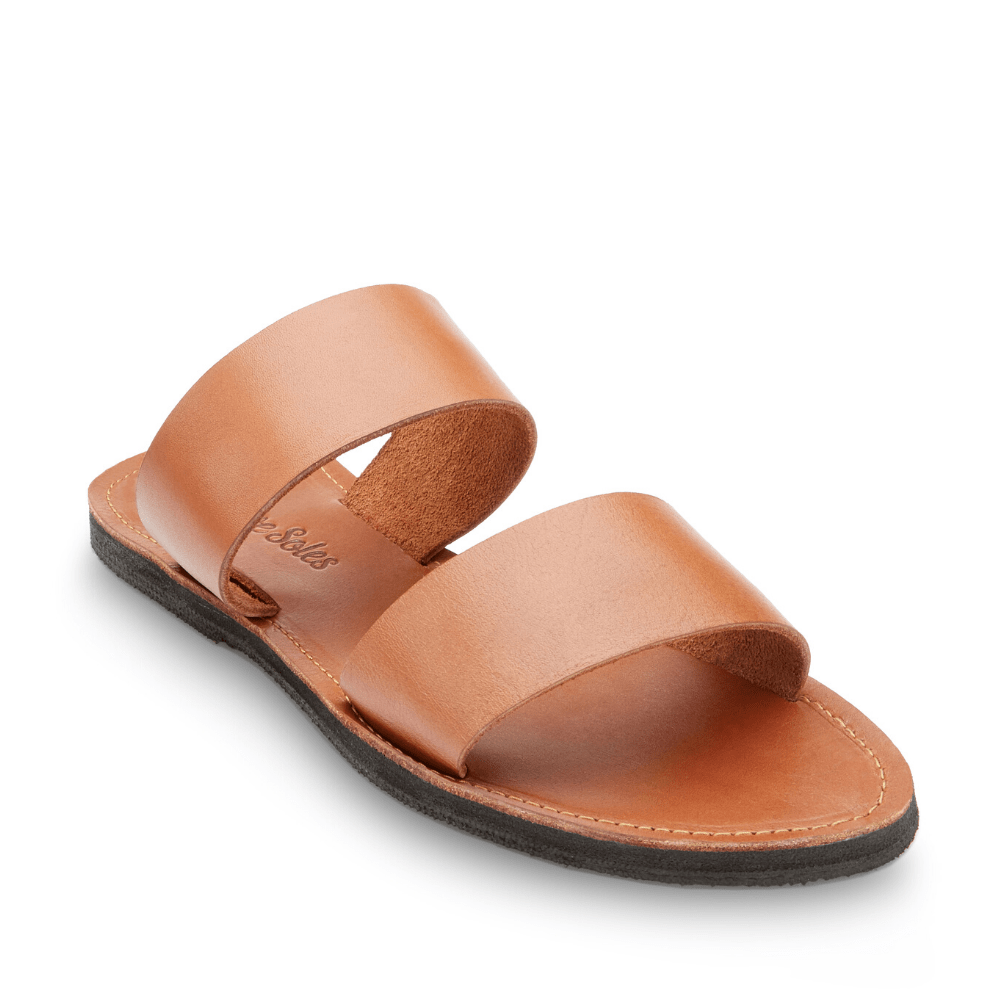 The Ophelia Leather Slide Sandal