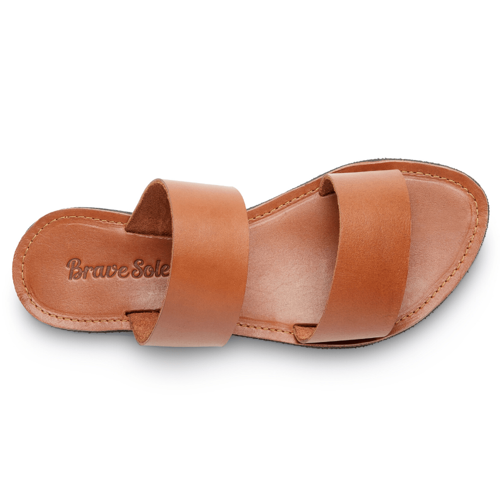 The Ophelia Leather Slide Sandal