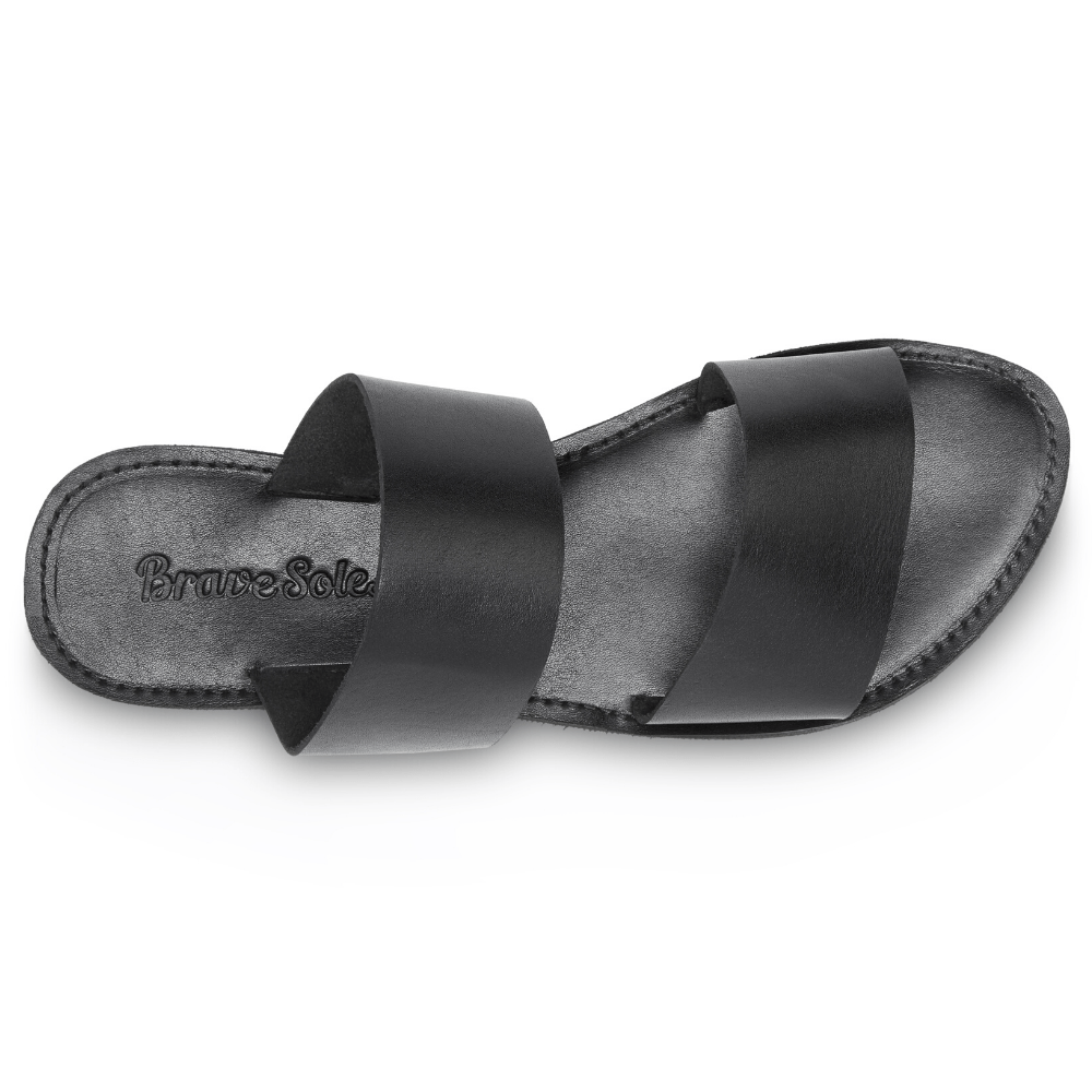 The Ophelia Leather Slide Sandal