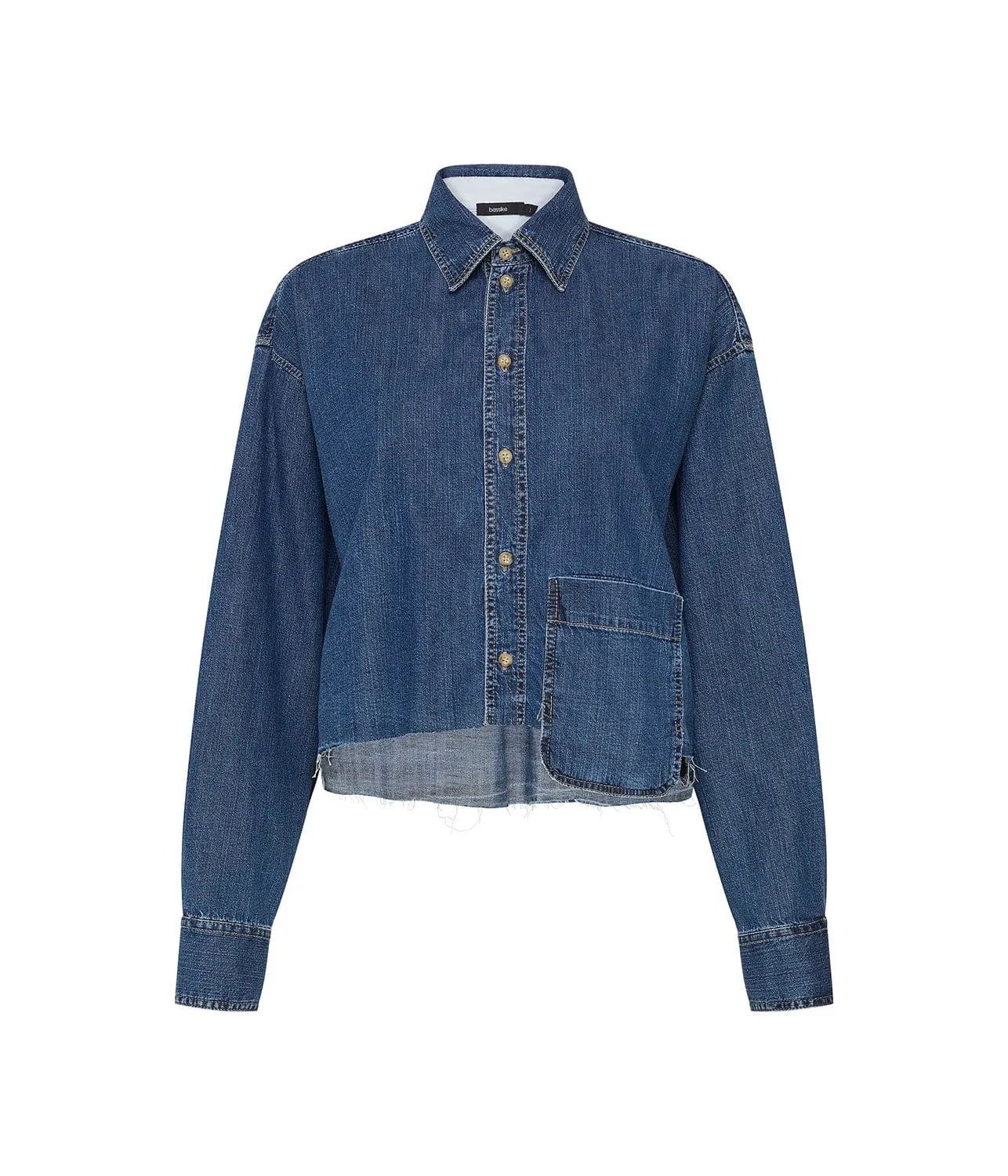 UTILITY DENIM SHIRT- BRIGHT INDIGO