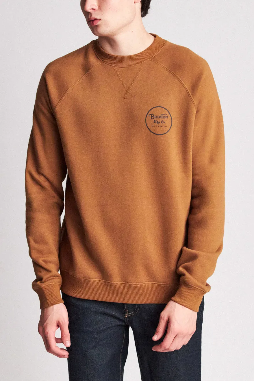 Wheeler INTL Crew Fleece - Washed Copper