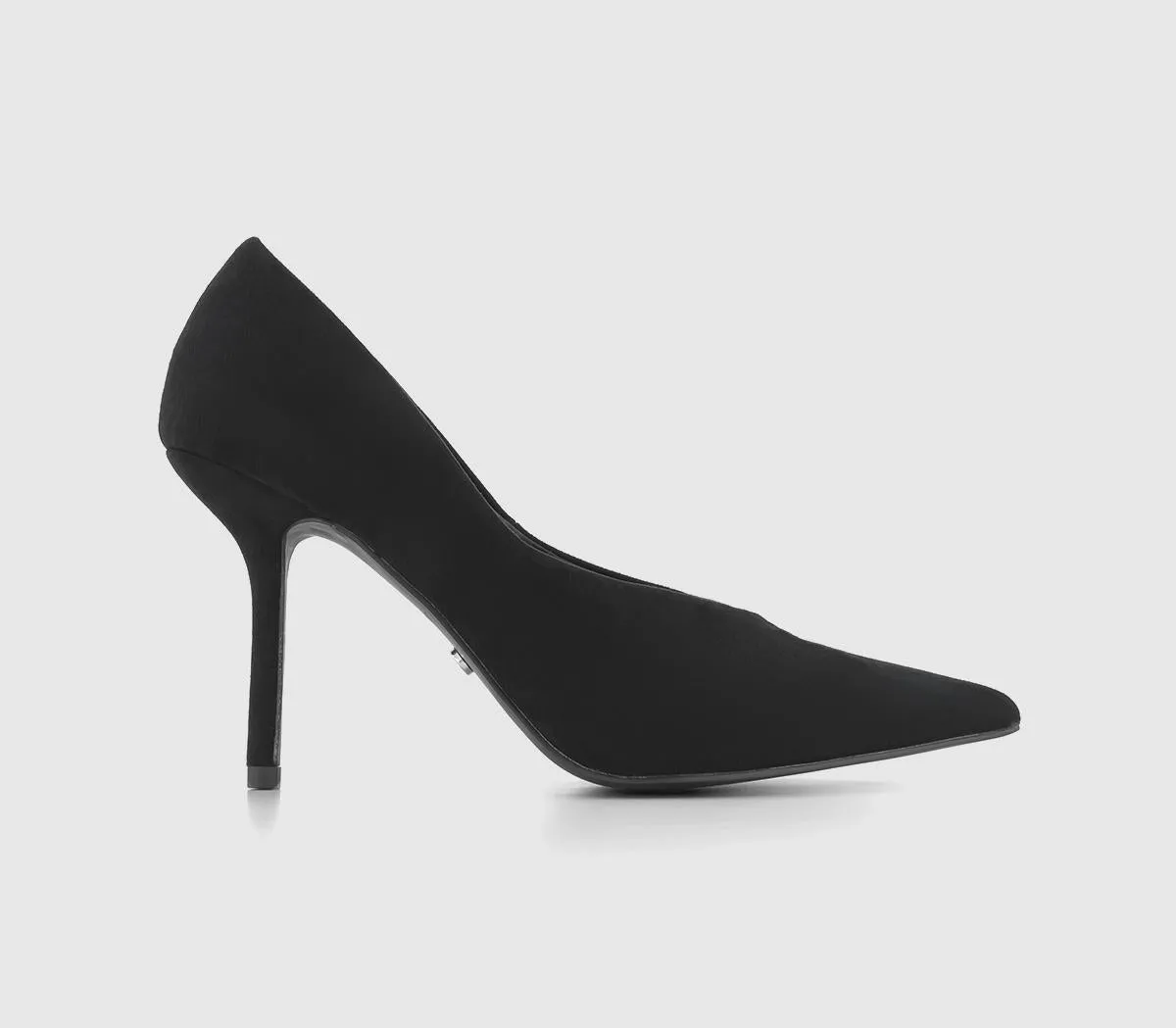 Womens Office Marzia High Vamp Courts Black