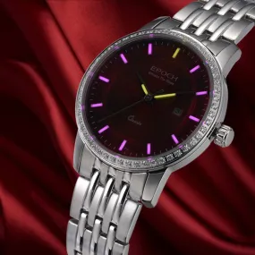 Women's Rhinestone Tritium Luminous Waterproof Auto Date Quartz Watch