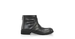 Wrinkled Ankle Boots 5551